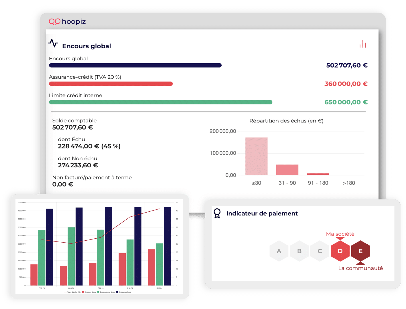 Hoopiz Credit Management widgets