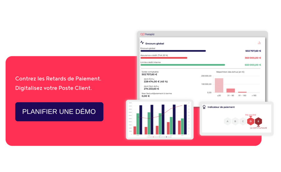 Contrez les retards de paiement. Digitalisez votre poste client avec Hoopiz Contrez les retards de paiement. Digitalisez votre poste client avec Hoopiz